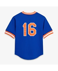 Mitchell & Ness Big Boys and Girls Dwight Gooden Royal New York Mets Mesh Batting Practice Jersey