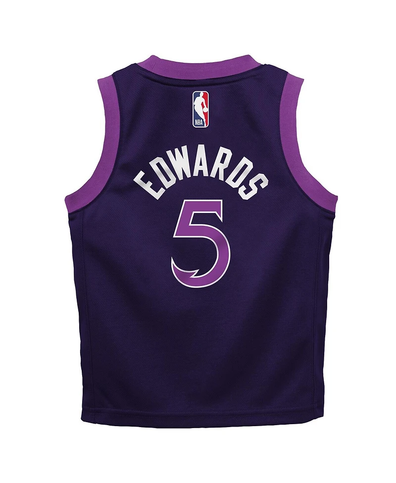 Nike Baby Boys and Girls Anthony Edwards Purple Minnesota Timberwolves 2025/26 City Edition Swingman Jersey