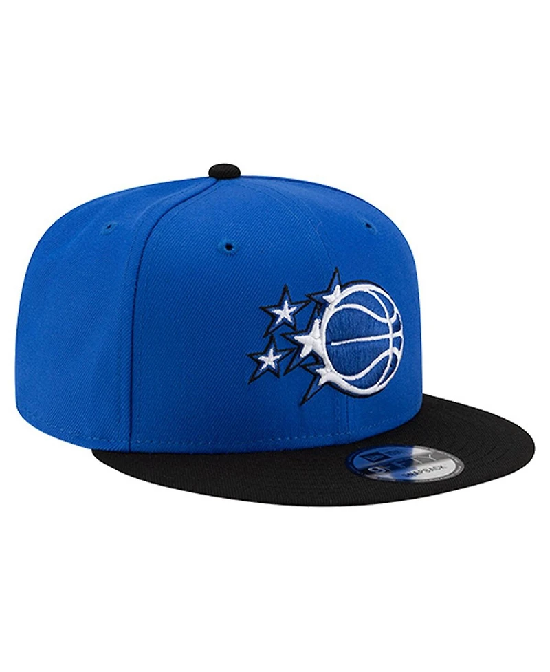 New Era Men's Blue/Black Orlando Magic Two-Tone 9FIFTY Snapback Hat