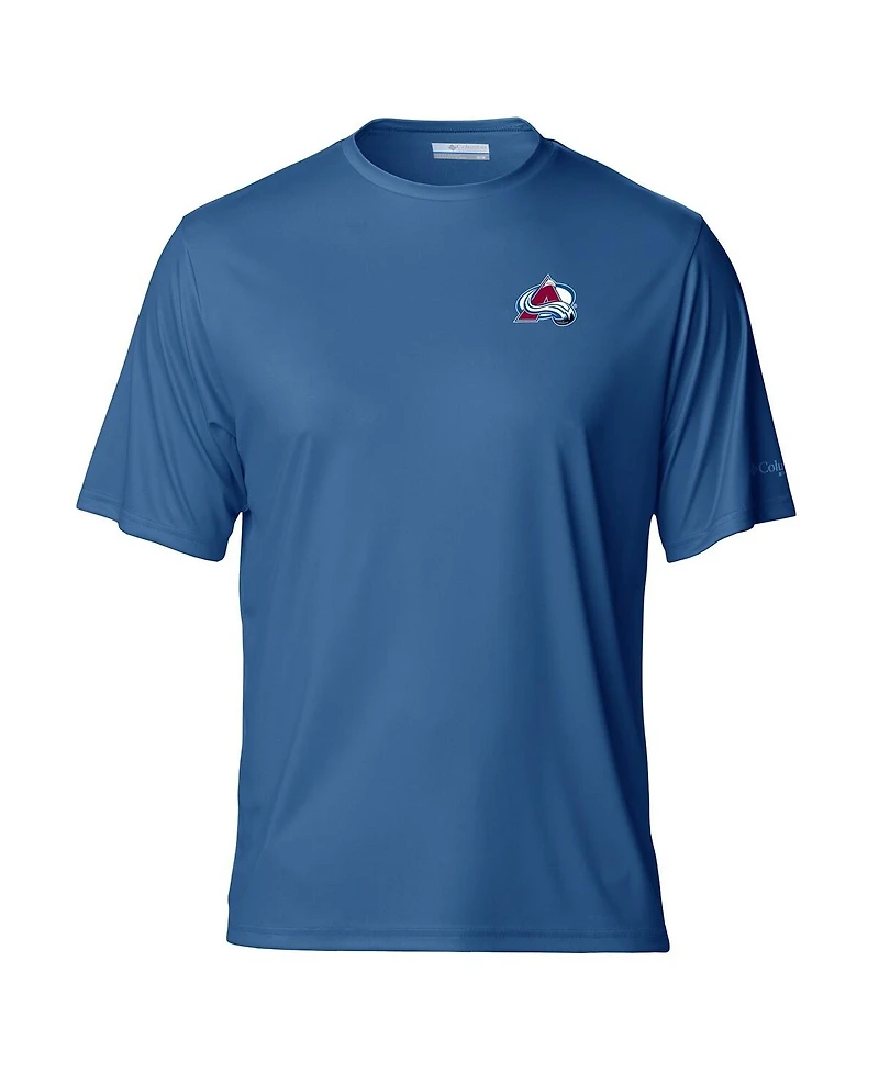 Columbia Men's Blue Colorado Avalanche Terminal Tackle Omni-Shade T-Shirt