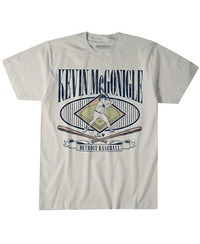 BreakingT Men's and Women's Kevin McGonigle Cream Detroit Tigers T-Shirt