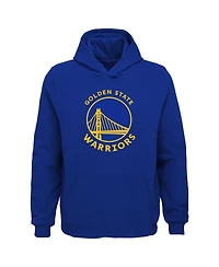Outerstuff Big Boys and Girls Royal Golden State Warriors Primary Logo Pullover Hoodie