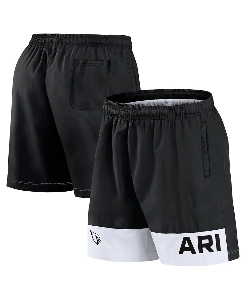 Fanatics Men's Black Arizona Cardinals Elements Shorts