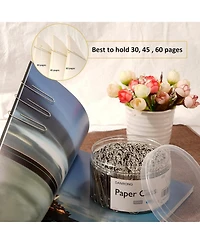 Danrong Silver Jumbo Paper Clips, 270pcs 2 Inch (50 mm) Paper Clip, Large Paperclips Great for Office School and Personal Use