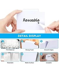 Danrong Basket Labels Clip On, Removable Storage Bin Labels with Markers and Wipe,Kitchen Pantry