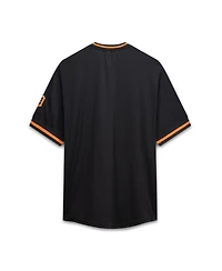 Fanatics Men's Black Detroit Tigers Big & Tall Pop Texture V-Neck T-Shirt