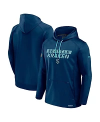 Fanatics Men's Deep Sea Blue Seattle Kraken Authentic Pro Big & Tall Pullover Hoodie