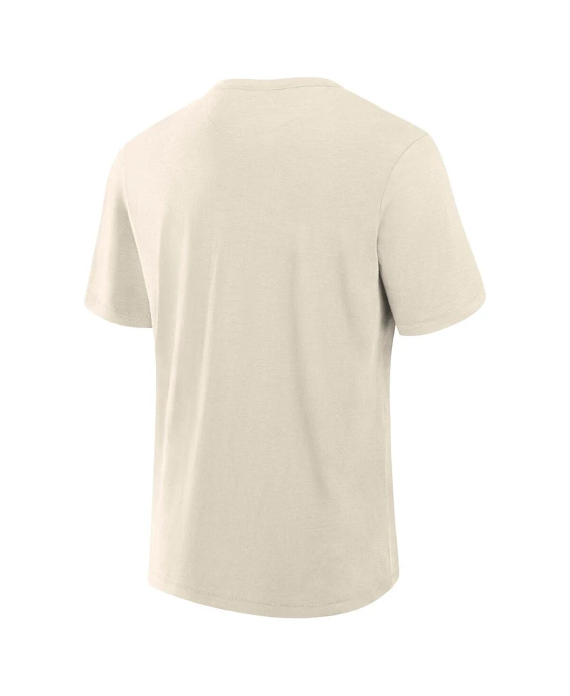 Fanatics Men's Profile Cream Pittsburgh Pirates Big & Tall Screen Print T-Shirt