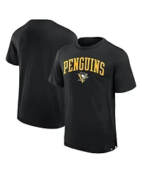 Fanatics Men's Black Pittsburgh Penguins Elevated Pima T-Shirt