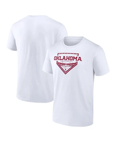 Fanatics Mto Label Men's White Oklahoma Sooners Softball Fan T-Shirt
