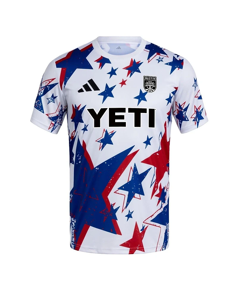 Adidas Men's White Austin Fc 2026 Americana Pre-Match Jersey