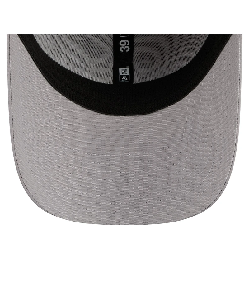 New Era Men's Gray Philadelphia Eagles Perforated 39THIRTY Flex Hat