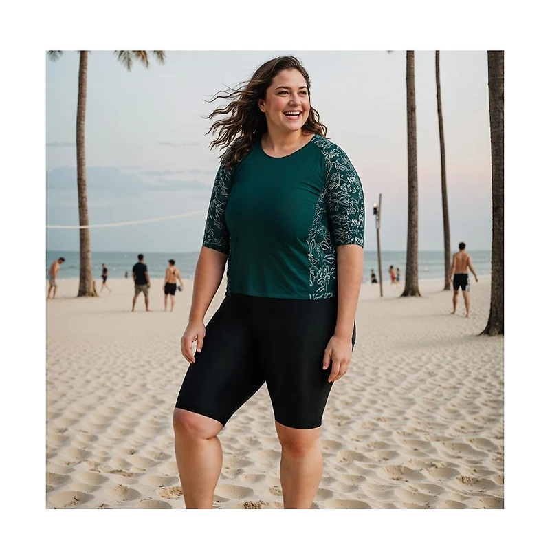 Calypsa Plus Long Bike Swim Shorts
