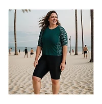 Calypsa Plus Long Bike Swim Shorts