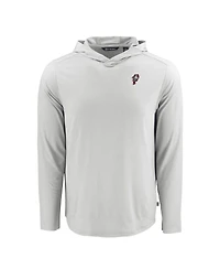 Cutter & Buck Men's Gray Ohio State Buckeyes Coastline Epic Comfort Eco Long Sleeve Hoodie T-Shirt