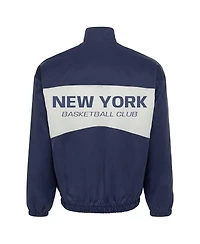 Sportiqe Men's and Women's Blue New York Knicks Athletic Club Collection Senna Premium Lightweight Full-Zip Jacket