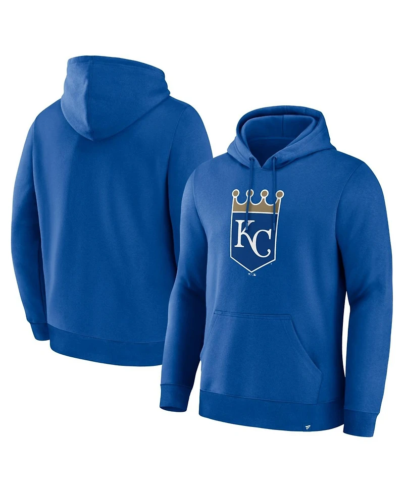 Fanatics Men's Royal Kansas City Royals Primary Logo Legacy Hoodie