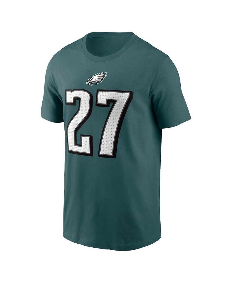 Nike Men's Quinyon Mitchell Green Philadelphia Eagles Name and Number T-Shirt