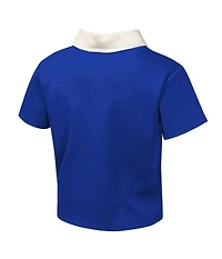 Outerstuff Big Girls 2-Piece Royal Philadelphia Phillies Base Trainer Johnny Polo Shirt and Skort Set