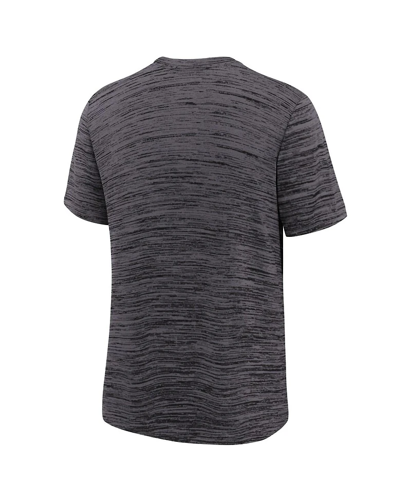 Nike Big Boys and Girls Black Pittsburgh Pirates Authentic Collection Velocity Performance T-Shirt