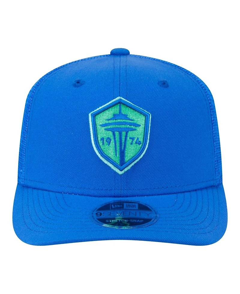 New Era Men's Blue Seattle Sounders Fc Jersey Hook 9SEVENTY Adjustable Hat