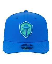 New Era Men's Blue Seattle Sounders Fc Jersey Hook 9SEVENTY Adjustable Hat