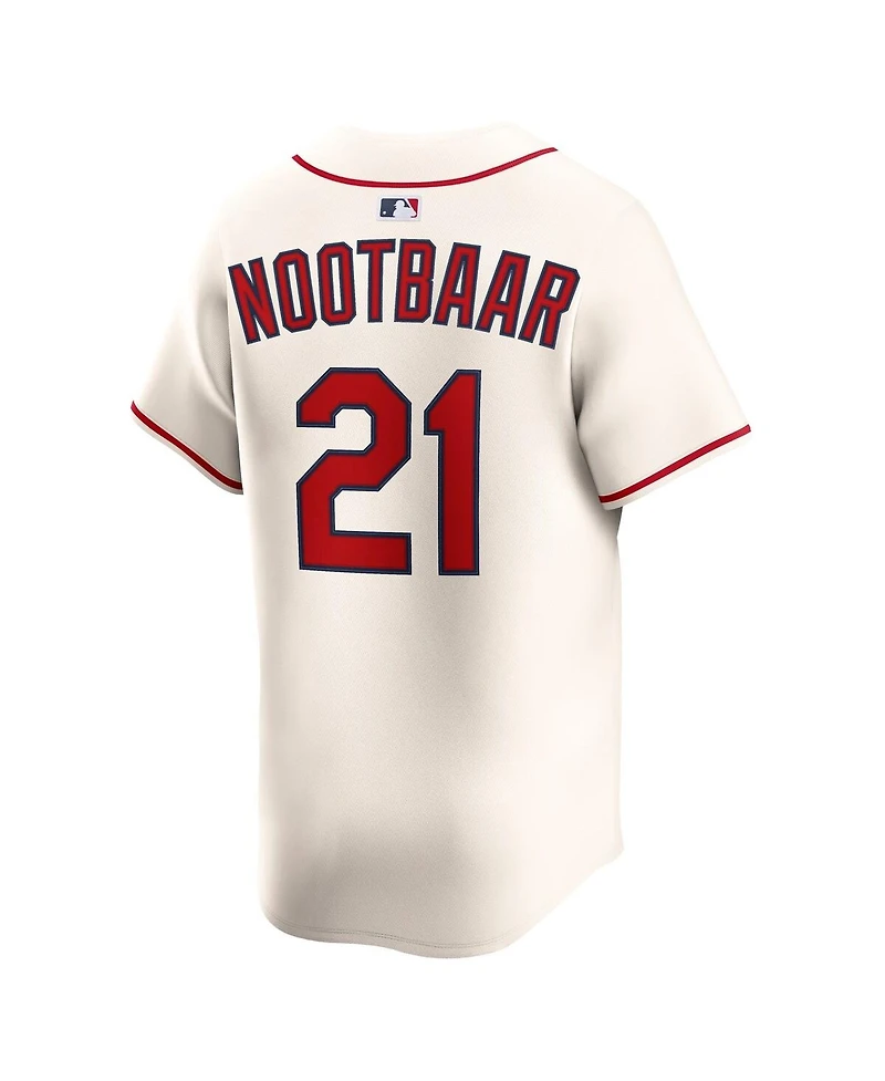 Nike Men's Lars Nootbaar Cream St. Louis Cardinals Alternate 2 Limited Jersey