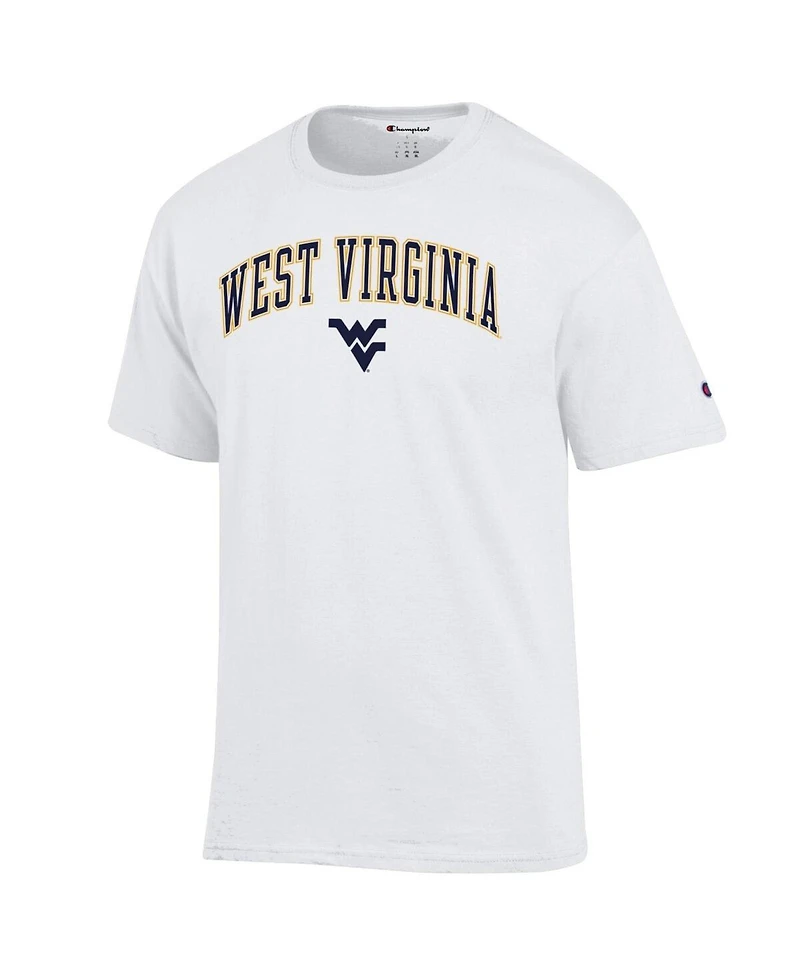 Champion Men's White West Virginia Mountaineers Arched Logo T-Shirt