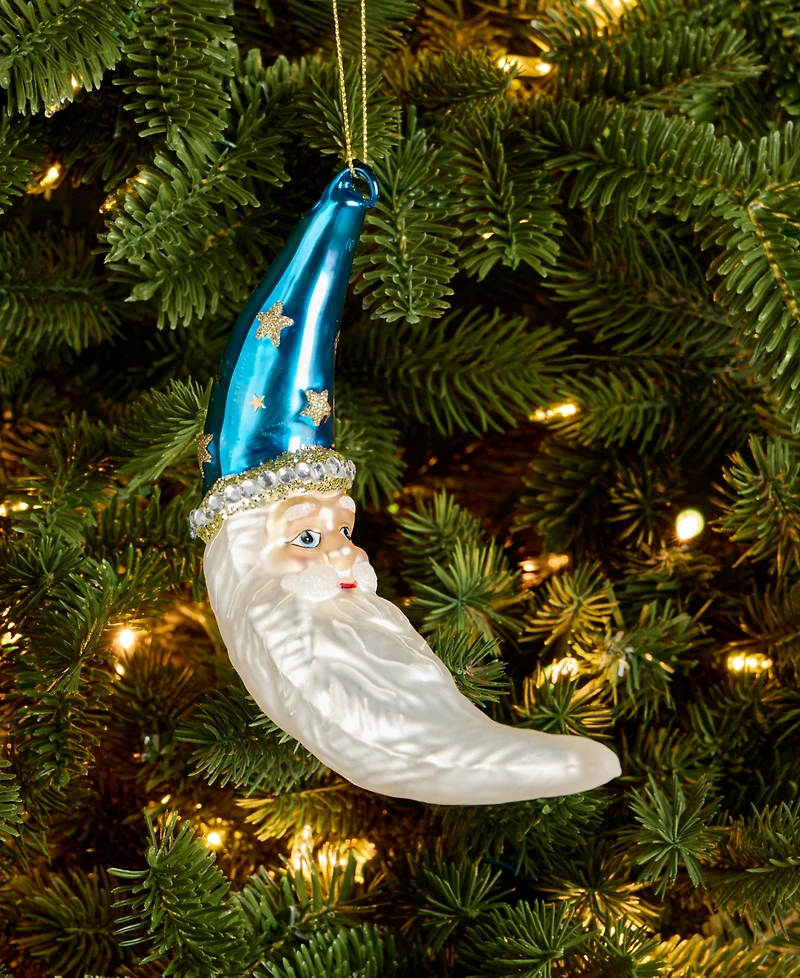 Holiday Lane Celestial Gems Moon Ornament, Macy's Exclusive
