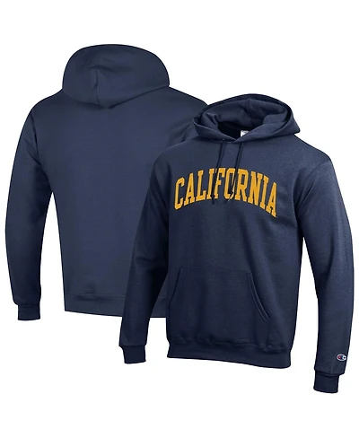 Champion Men's Navy Cal Bears Basic Arch Fleece Pullover Hoodie