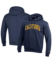 Champion Men's Navy Cal Bears Basic Arch Fleece Pullover Hoodie