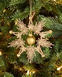 Holiday Lane Celestial Gems Star With Ball Ornament, Macy's Exclusive