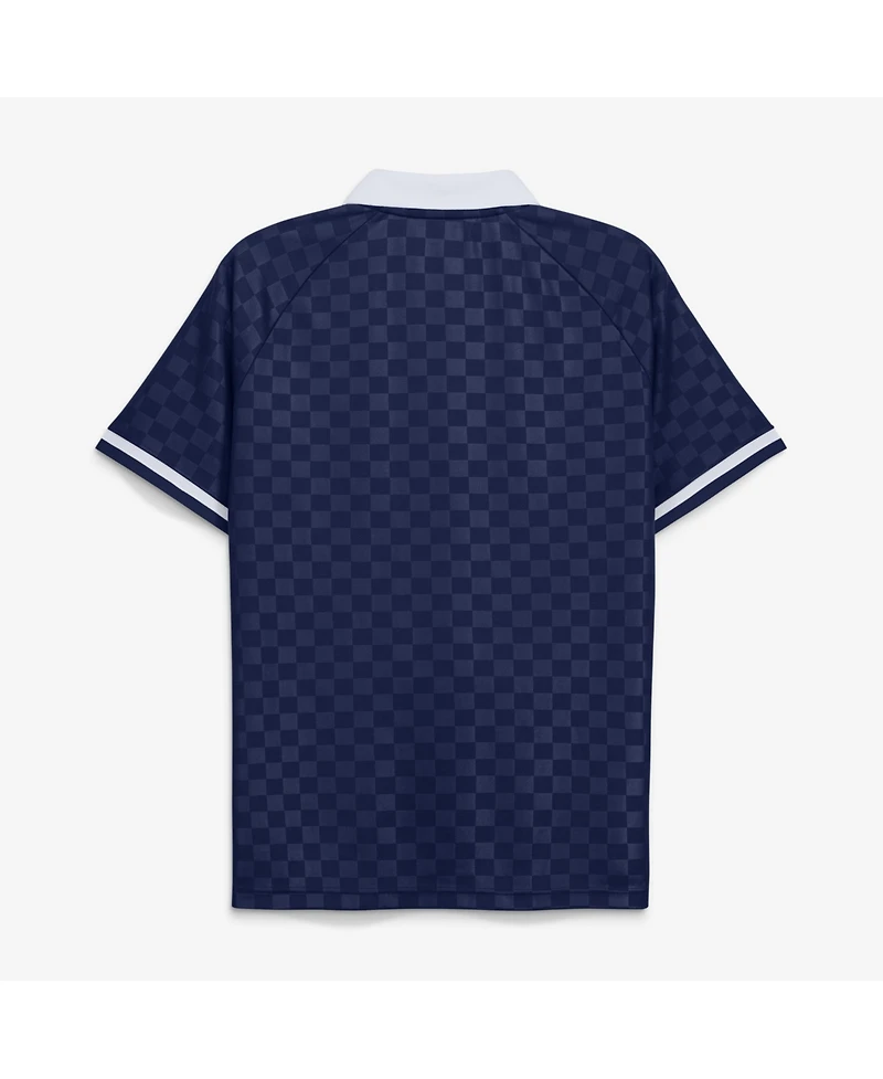 Fanatics Men's Navy New York Yankees Homerun Raglan V-Neck Polo Shirt