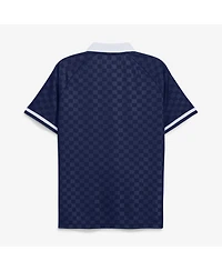Fanatics Men's Navy New York Yankees Homerun Raglan V-Neck Polo Shirt