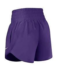 Nike Women's Purple Lsu Tigers Performance One Dri-fit High-Rise Shorts