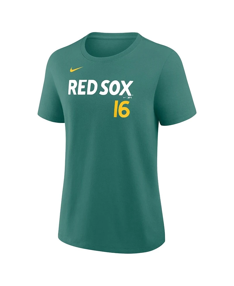 Nike Women's Jarren Duran Green Boston Red Sox City Connect Name and Number T-Shirt