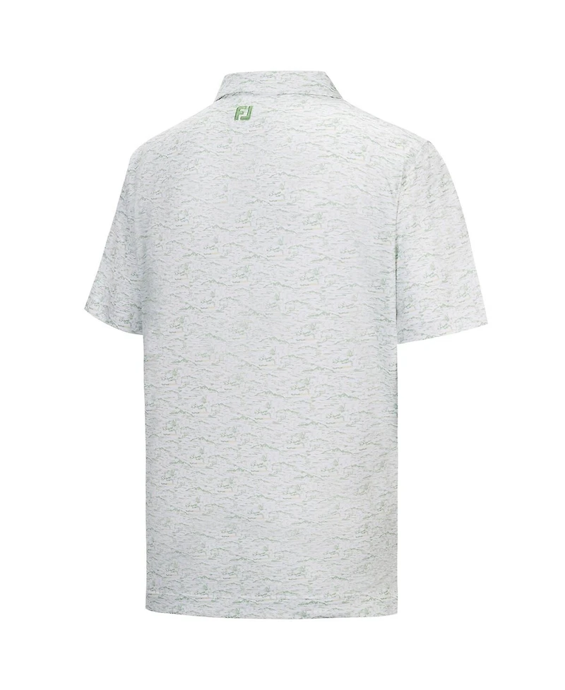 FootJoy Men's White Wm Phoenix Open ProDry All Over Print Polo Shirt