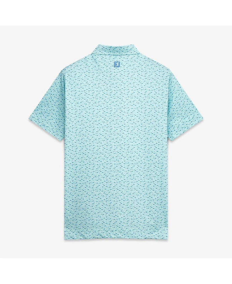 FootJoy Men's Mint The Players All Over Print ProDry Polo Shirt