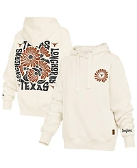 Pressbox Women's Cream Texas Longhorns Elena Janise Hoodie