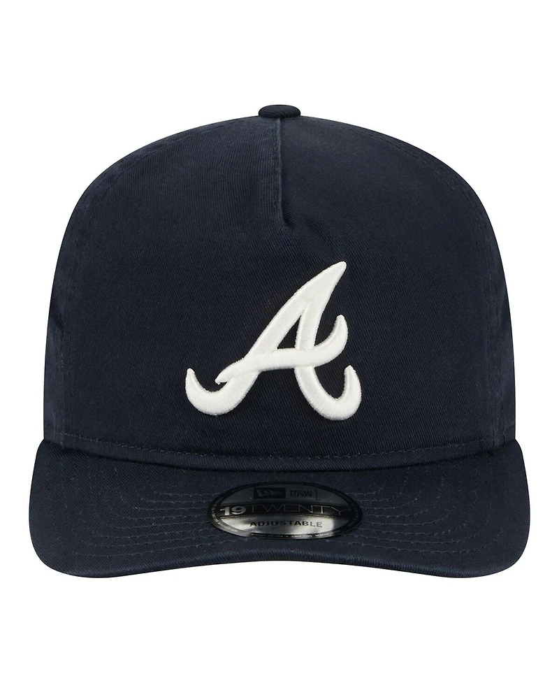 New Era Men's Navy Atlanta Braves Championship 19TWENTY Adjustable Hat