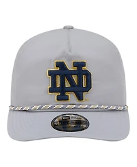 New Era Men's Gray Notre Dame Fighting Irish 19TWENTY Adjustable Hat