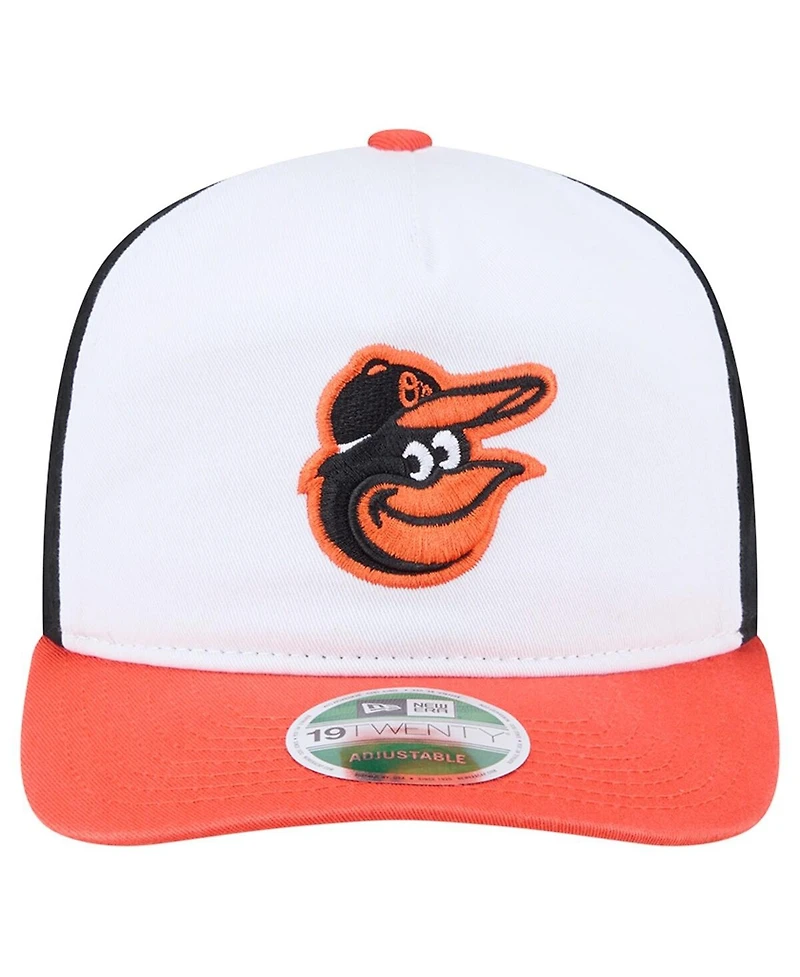 New Era Men's White Baltimore Orioles Team 19TWENTY Adjustable Hat