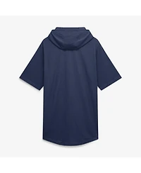Nike Men's Navy New York Yankees Arched Wordmark Tri-Blend Hooded T-Shirt