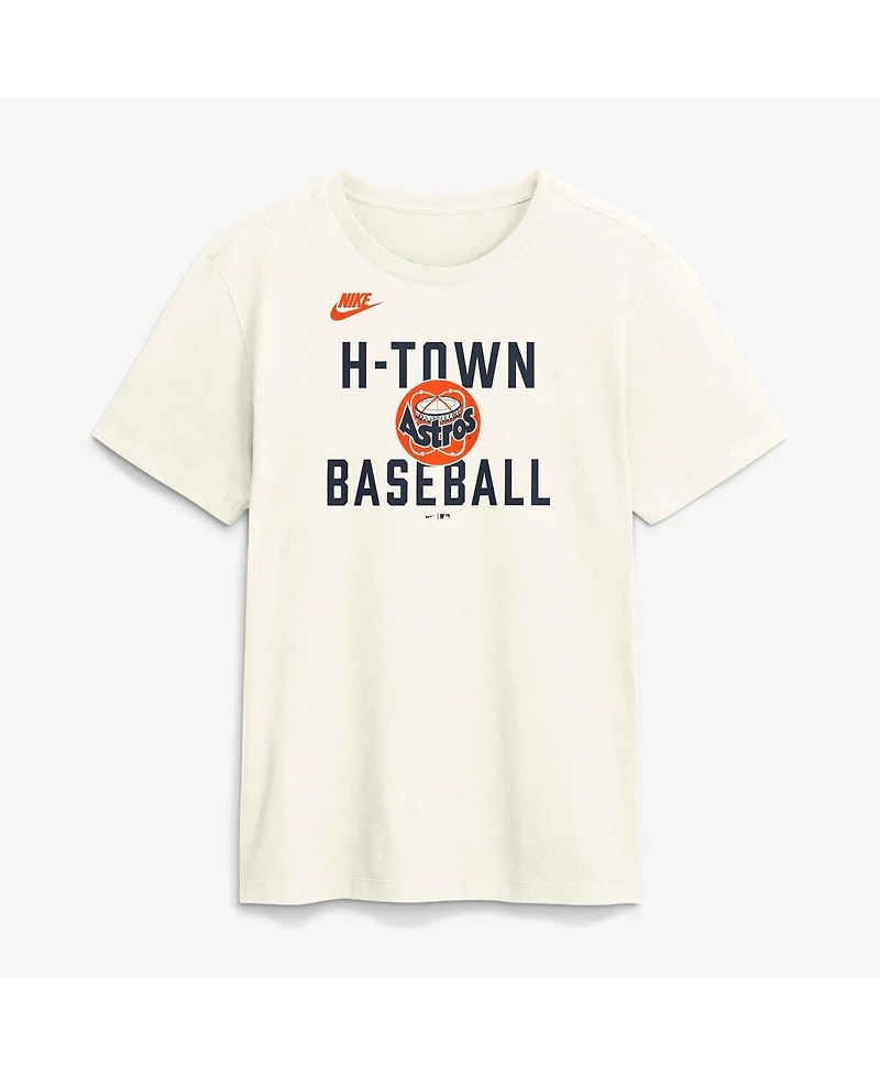 Nike Men's Cream Houston Astros Cooperstown Collection ‘70s-Inspired T-Shirt