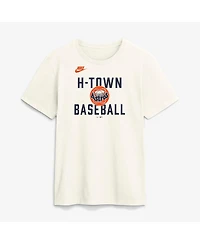 Nike Men's Cream Houston Astros Cooperstown Collection ‘70s-Inspired T-Shirt