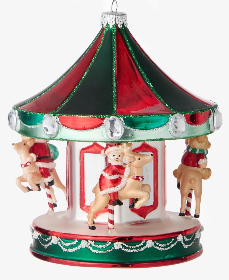 Holiday Lane Christmas Cheer Merry-Go-Round Ornament, Macy's Exclusive