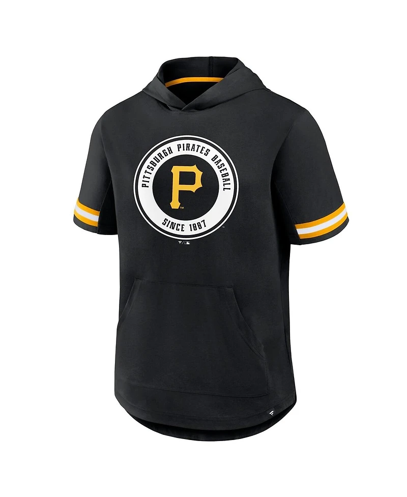 Fanatics Men's Black Pittsburgh Pirates Optimal Play Hooded T-Shirt