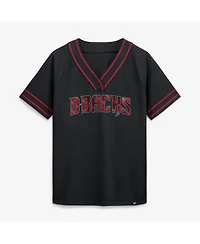 Fanatics Women's Black Arizona Diamondbacks Diva Race Ahead Raglan V-Neck T-Shirt