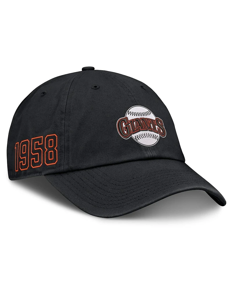 Nike Men's Black San Francisco Giants Cooperstown Club Adjustable Hat