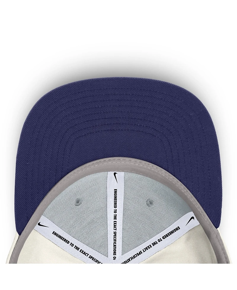 Nike Men's Cream/Navy Seattle Mariners Cooperstown Pro Dri-fit Snapback Hat